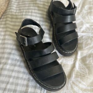 Sincerely Jules Black strap Sandals